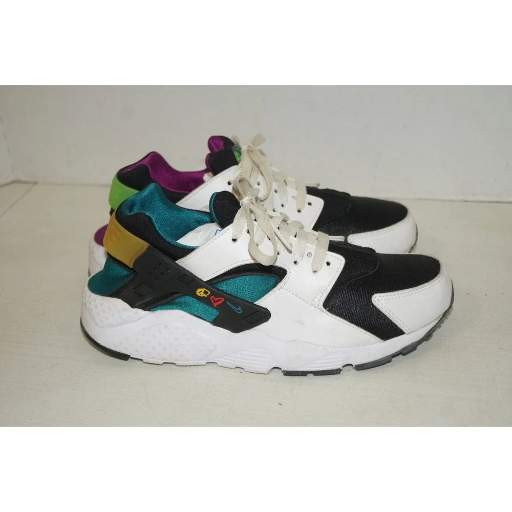 Nike Huarache Run GS Peace Love Size 7Y DM8156-100